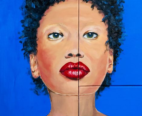 Amanda auf drei Leinwänden * Amanda on three Canvasses